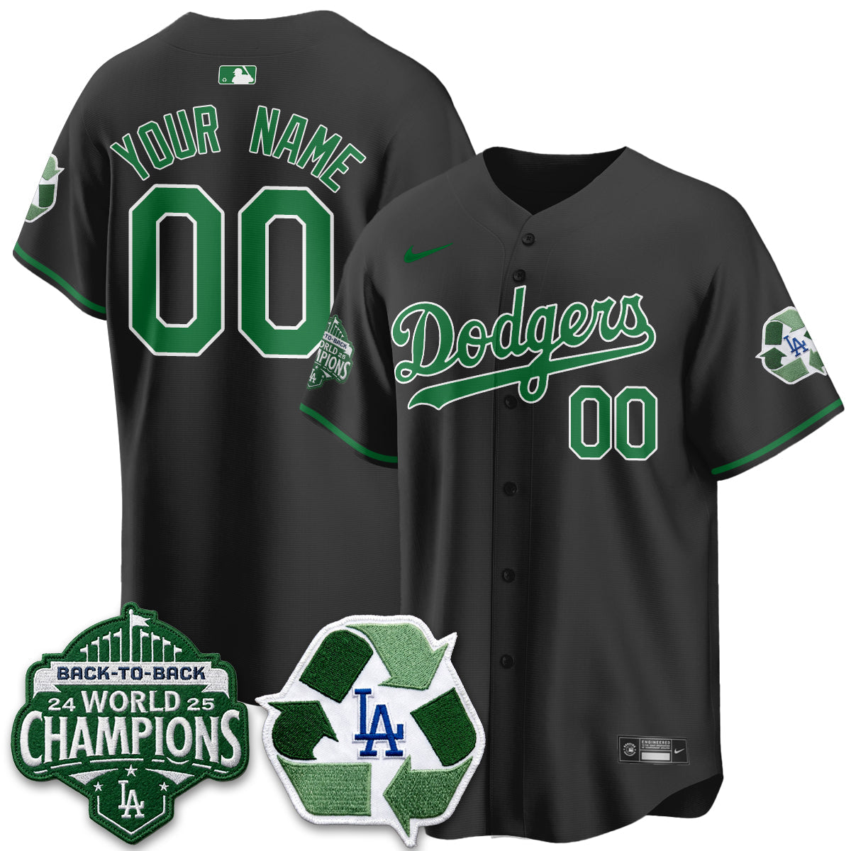 LAD Happy Earth Day Vapor Custom Jersey -Stitched