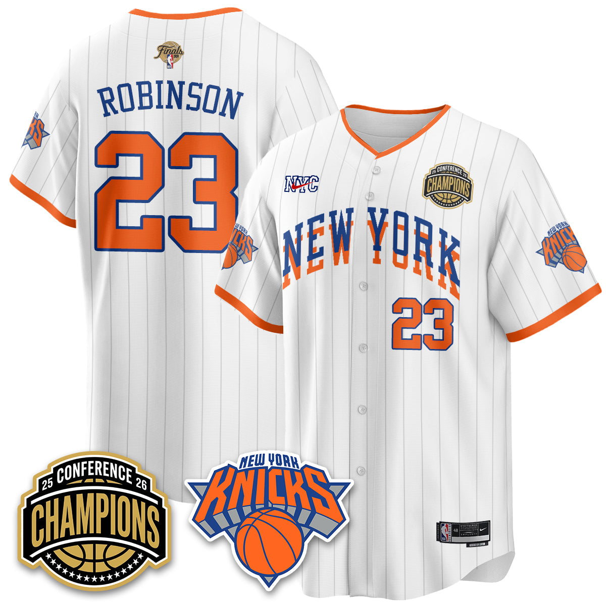NYK 2026 Basketball  Finals Vapor City Edition Jersey V2- Stitched