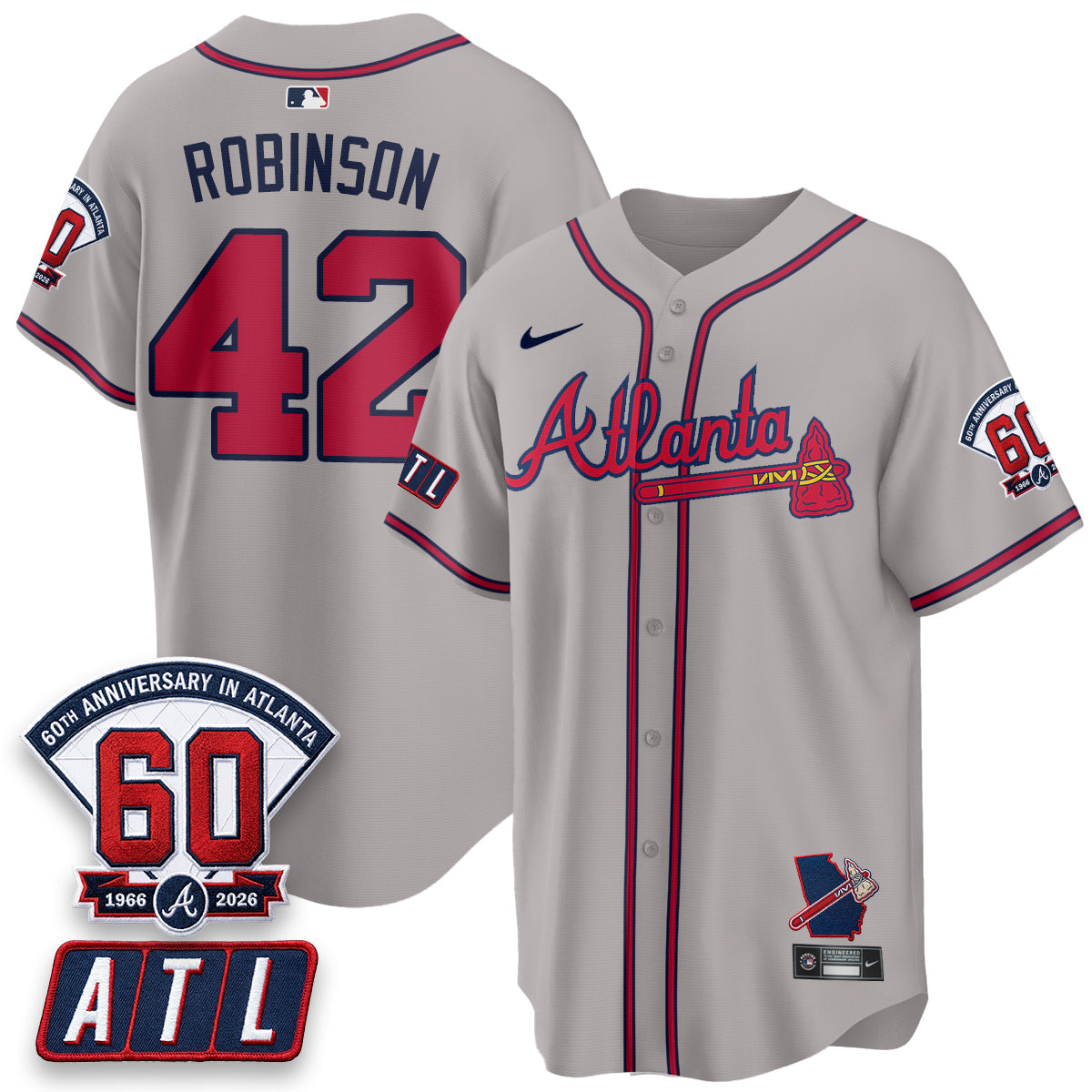ATL 2026 60th Anniversary Vapor Limited Jersey - Stitched
