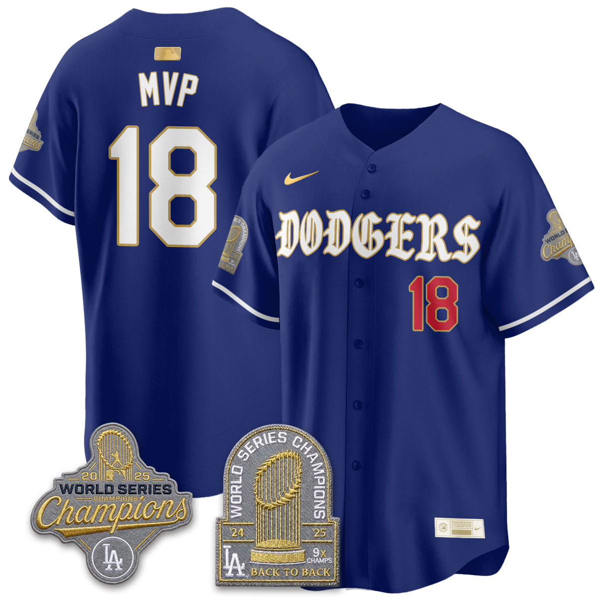 LAD Vapor Limited Jersey - Back to Back 9x Champs - Stitched