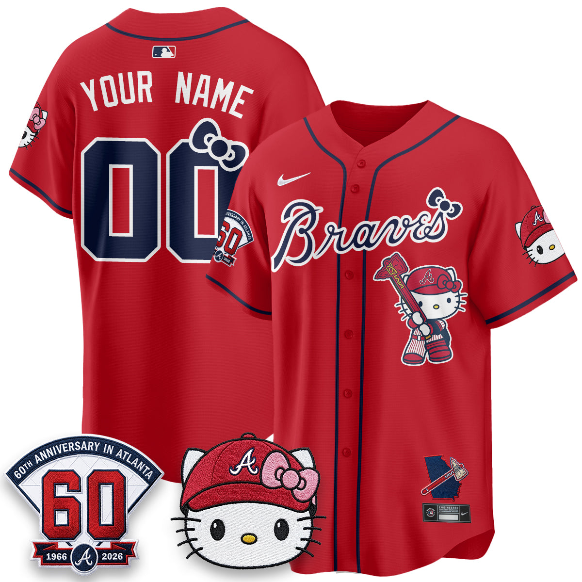 ATL x Meow KT 2026 Vapor Limited Custom Jersey - Stitched