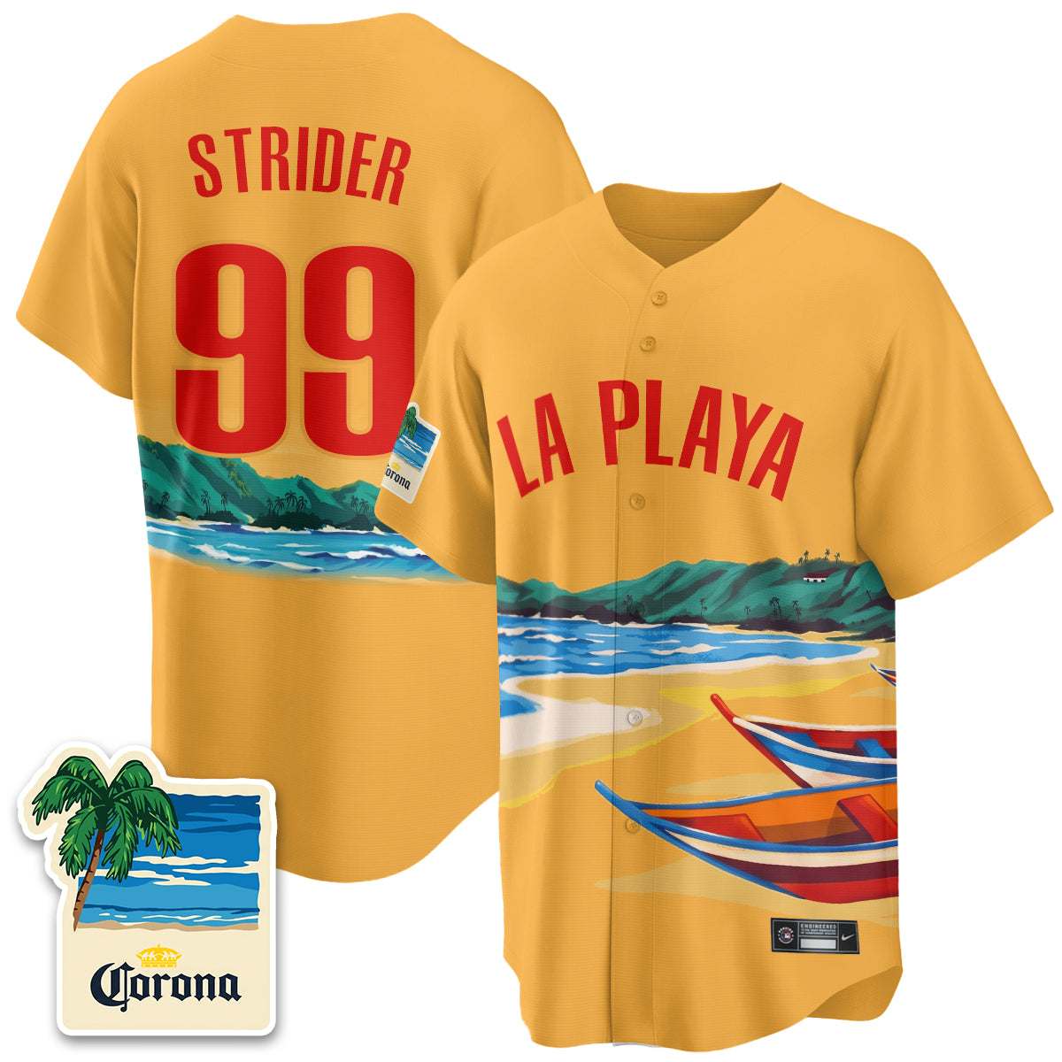 ATL Beach Connect "La Playa" Edition Vapor Jersey- Patch Stitched