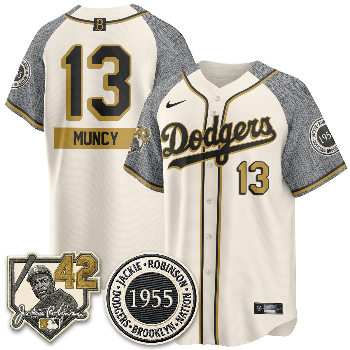 LAD 2026 New Era Jackie Robinson Vapor Limited Jersey -  Stitched