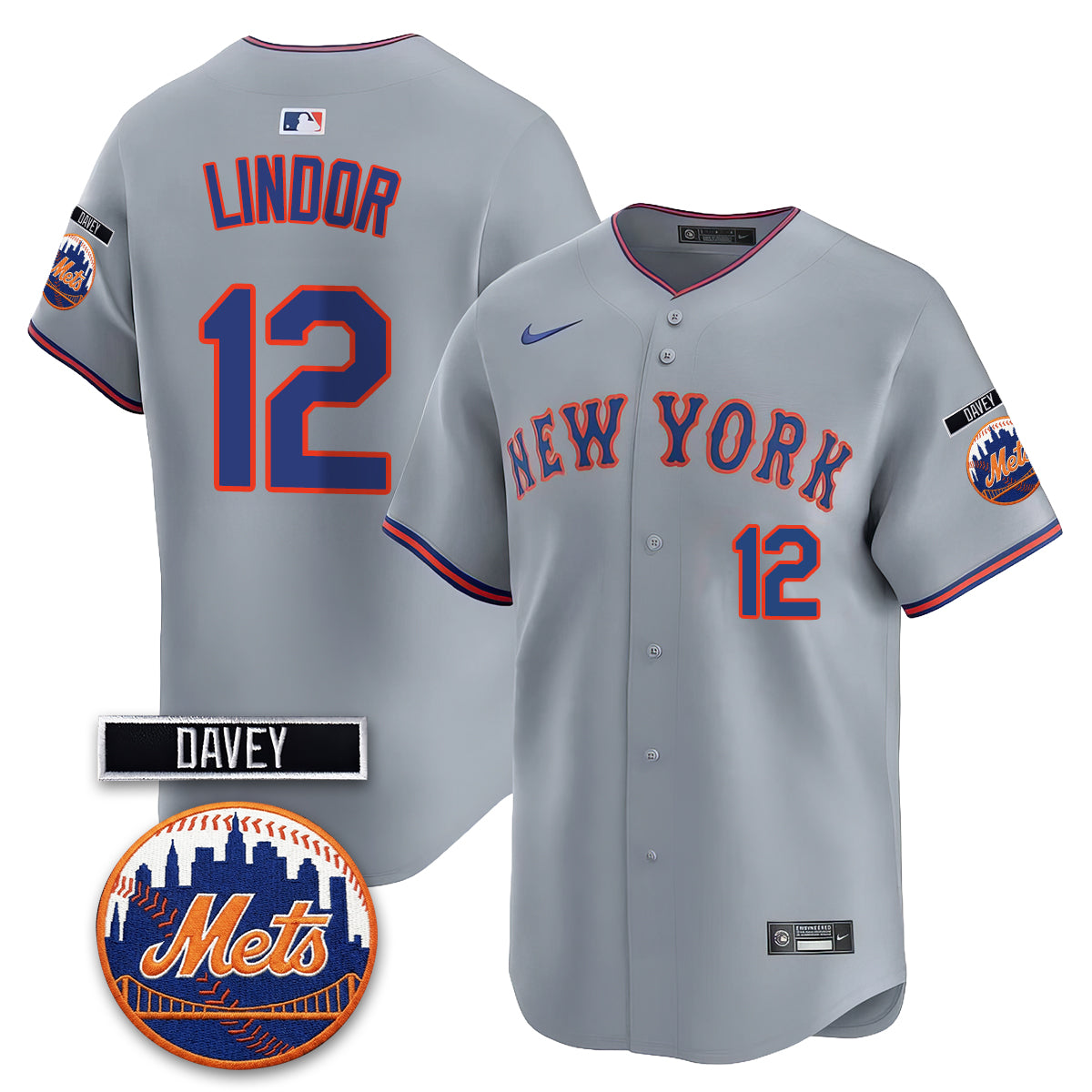 NYM 2026 Davey Johnson Memorial Vapor Limited Jersey - Stitched