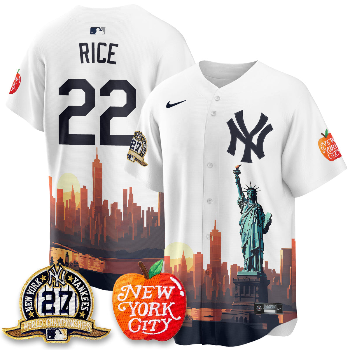 NYY City Edition Vapor Jersey - Stitched