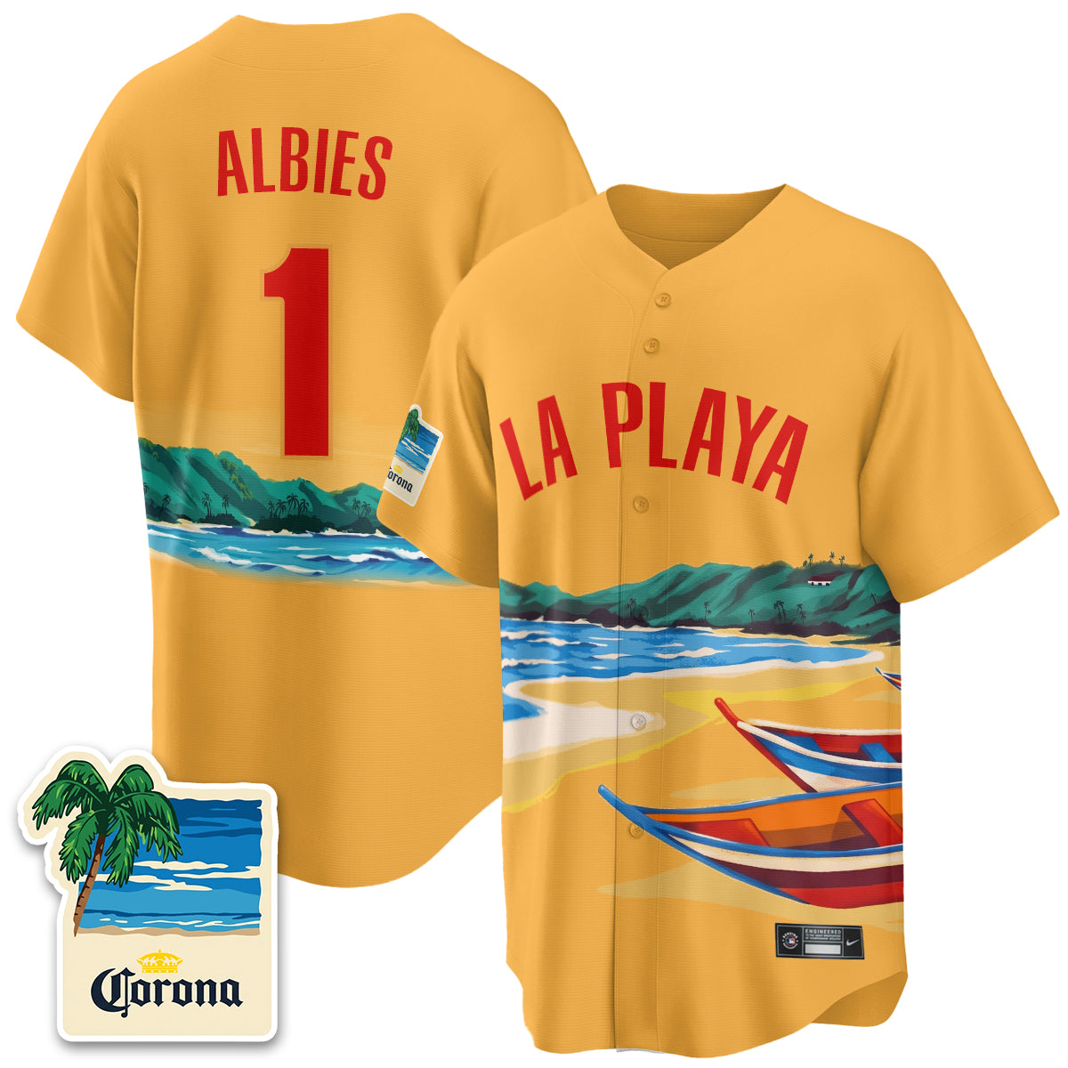 ATL Beach Connect "La Playa" Edition Vapor Jersey- Patch Stitched