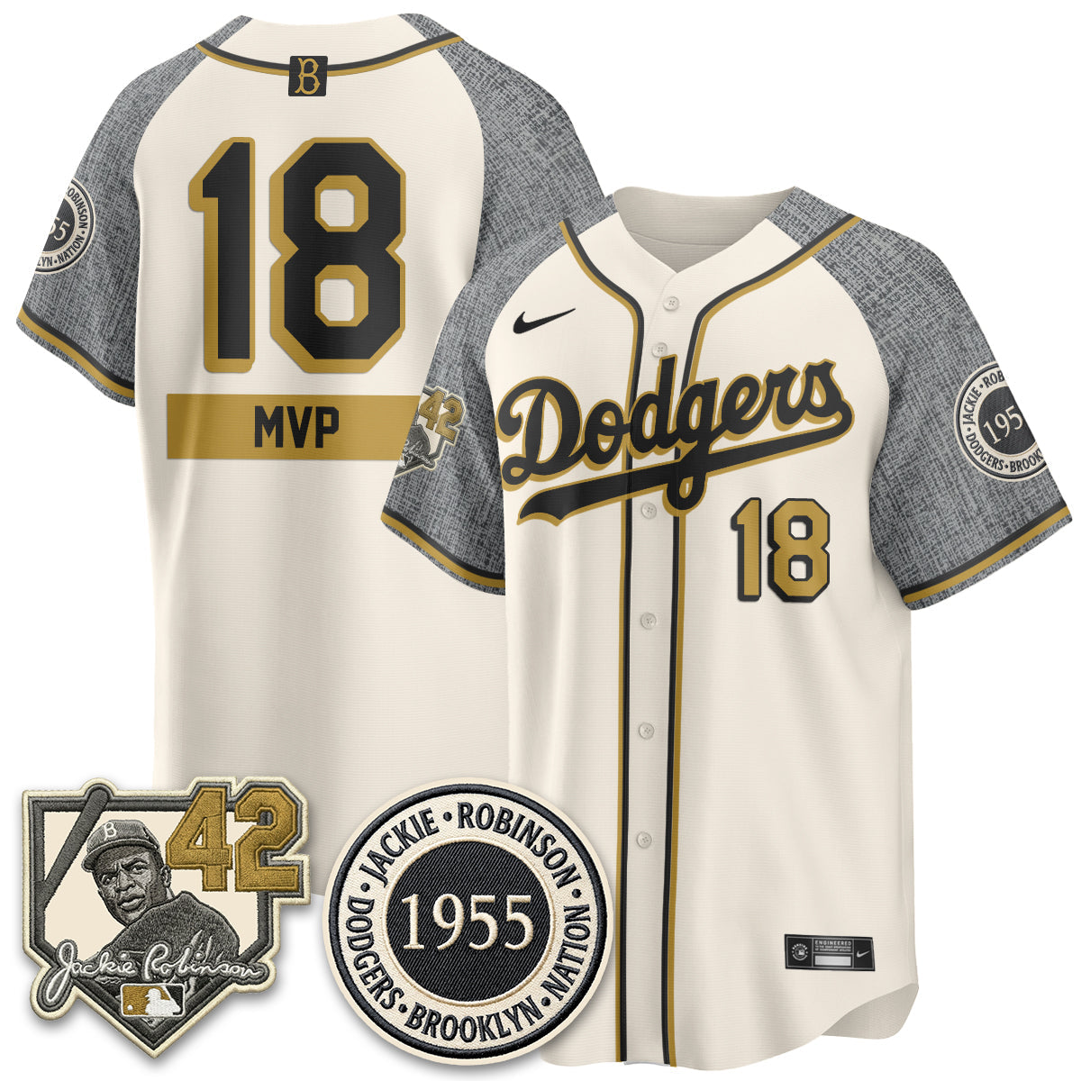 LAD 2026 New Era Jackie Robinson Vapor Limited Jersey -  Stitched