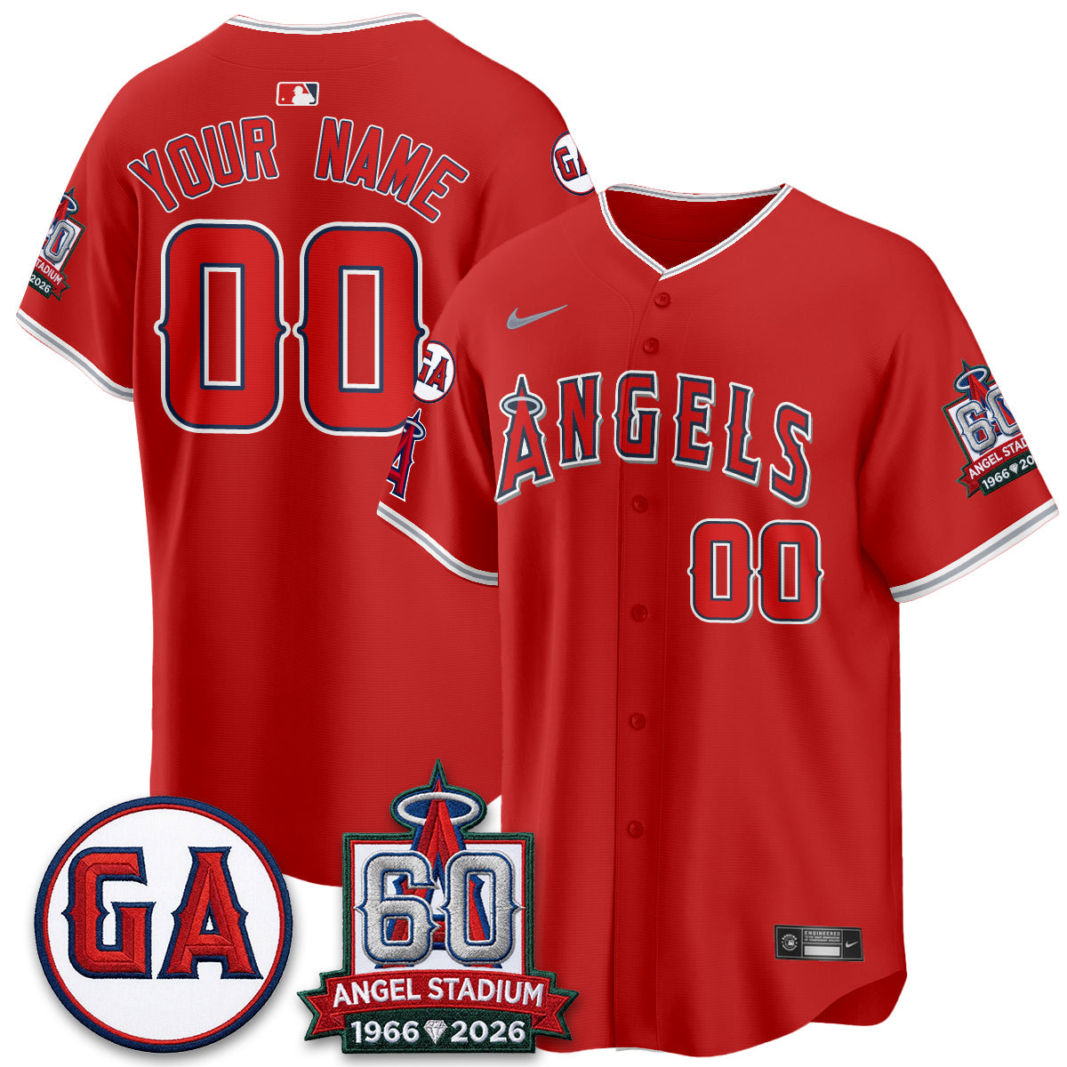 LAA 60th Anniversary Vapor Custom Jersey - Stitched V3