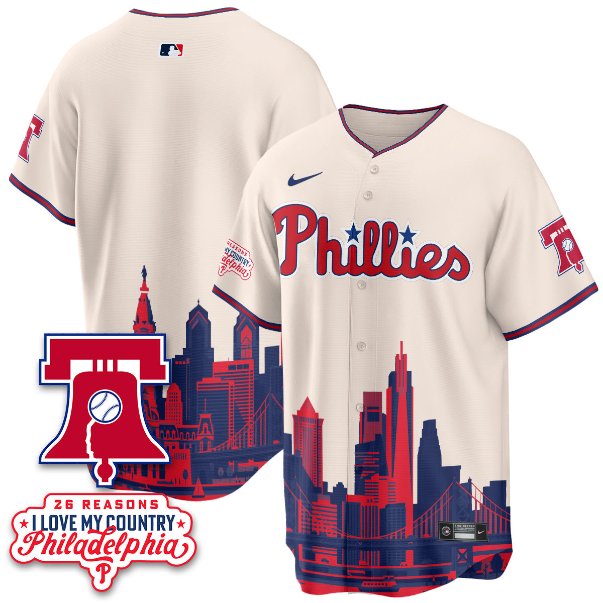 PHI "26 Reasons I Love My Country" Edition Vapor Jersey - Stitched