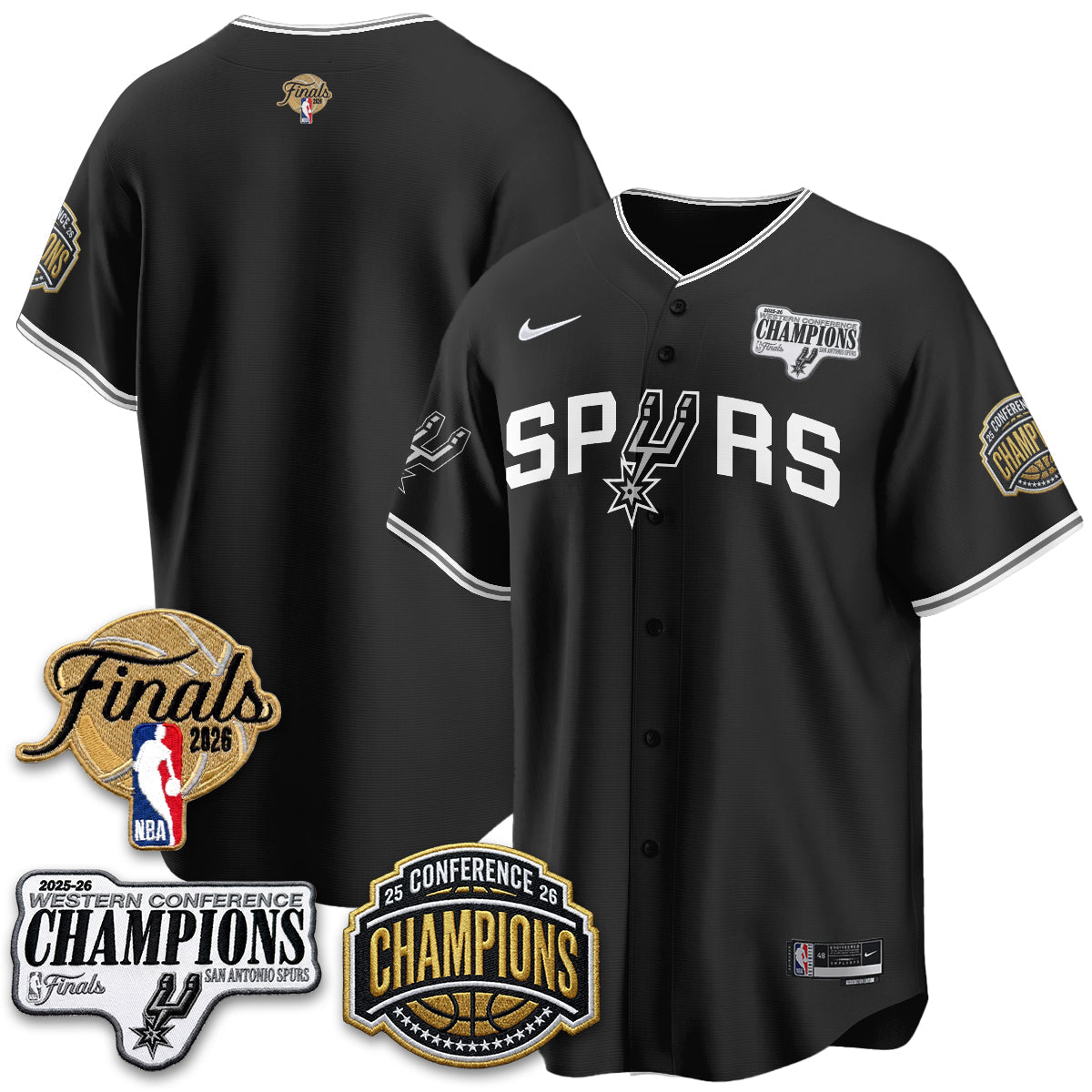 SAS 2026 Basketball Finals Vapor Jersey - Stitched