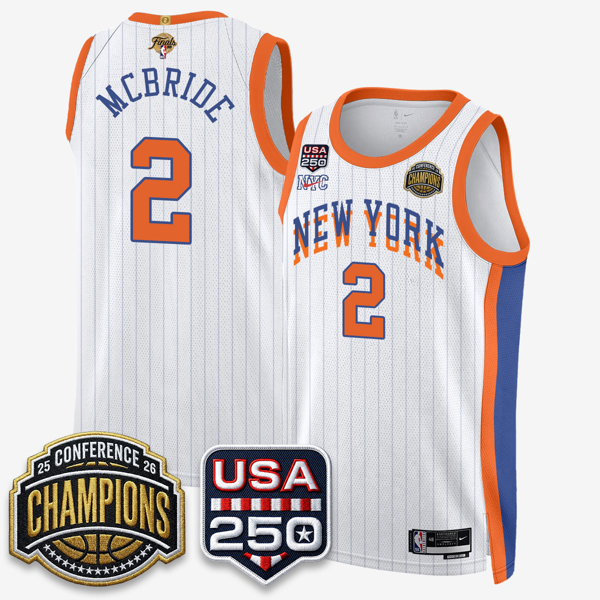 NYK 2026 Basketball  Eastern Conference Champions City Edition Jersey V2- Stitched