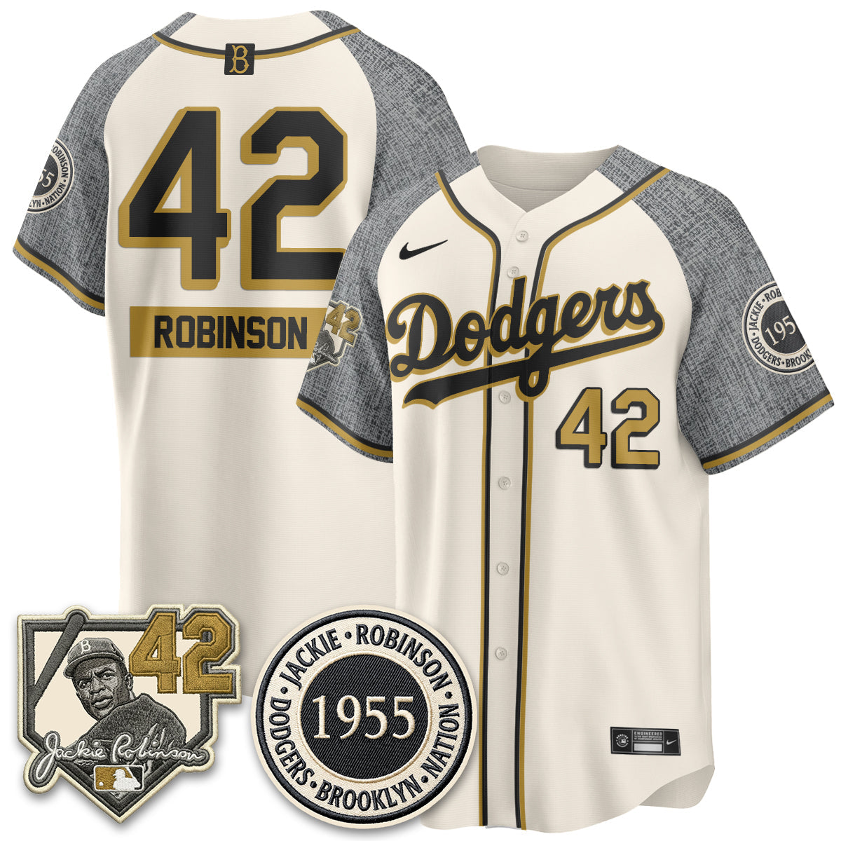 LAD 2026 New Era Jackie Robinson Vapor Limited Jersey -  Stitched