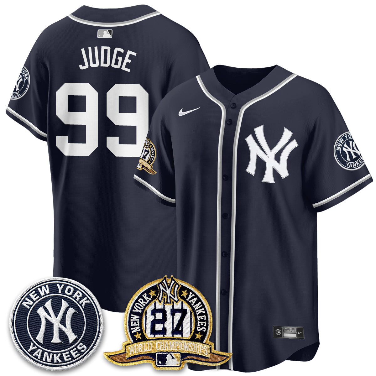 NYY 2026 Black Out Style Vapor Limited Jersey - Stitched