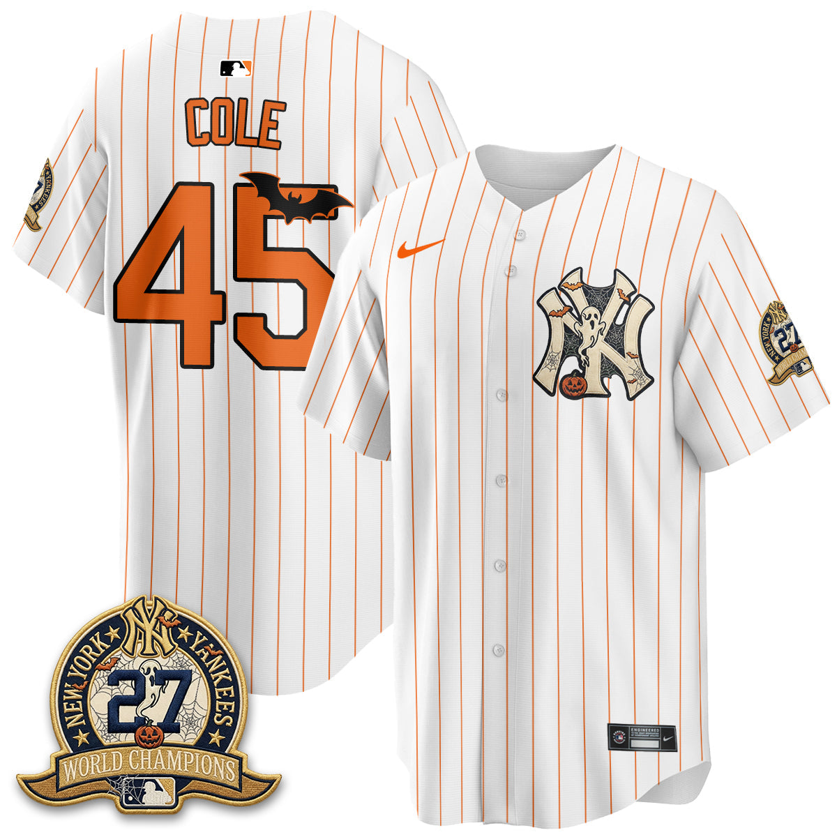 NYY Halloween 2026 Vapor Limited Jersey - Stitched