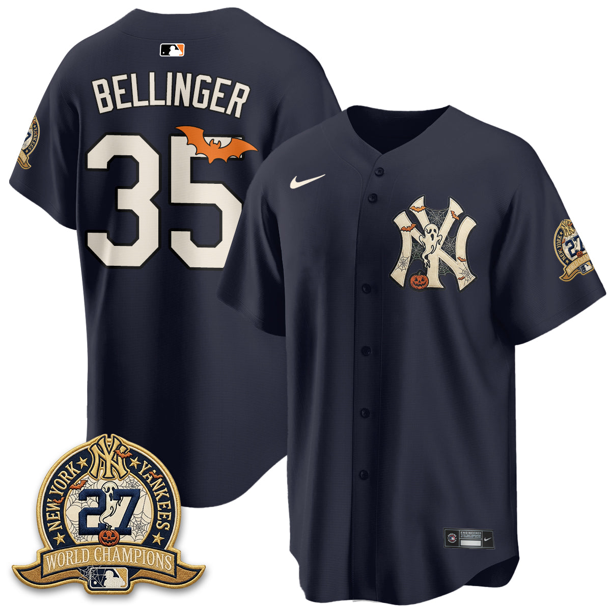 NYY Halloween 2026 Vapor Limited Jersey - Stitched