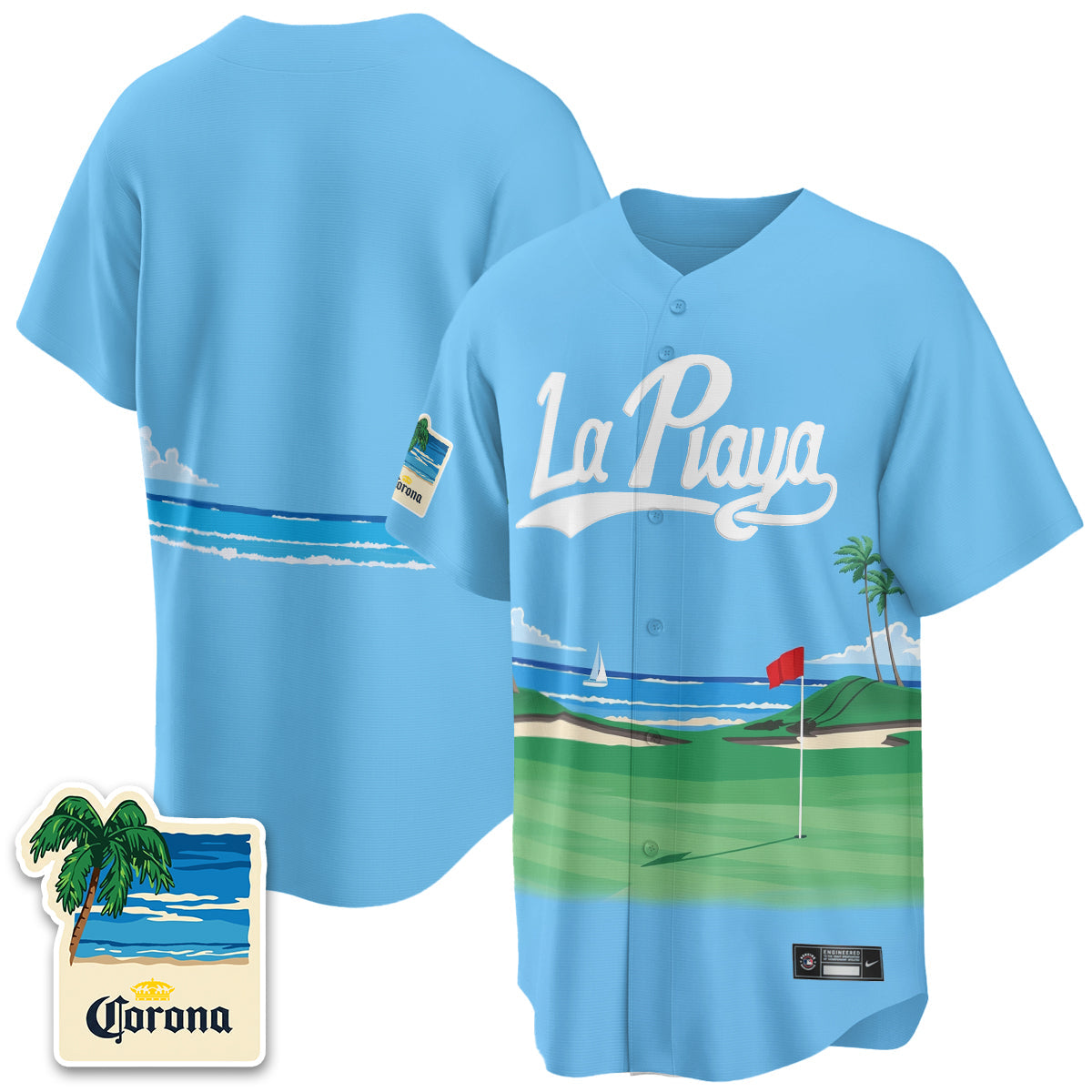 LAD Beach Connect "La Playa" Edition Vapor Jersey- Patch Stitched
