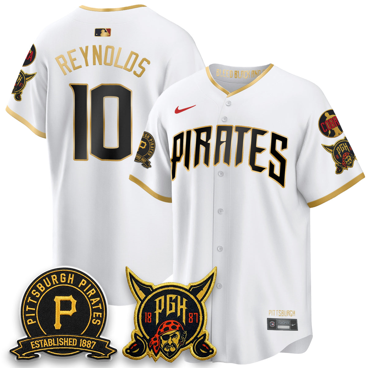 PIT Vapor Limited Jersey - Cobra & Est 1887 Patch - Stitched