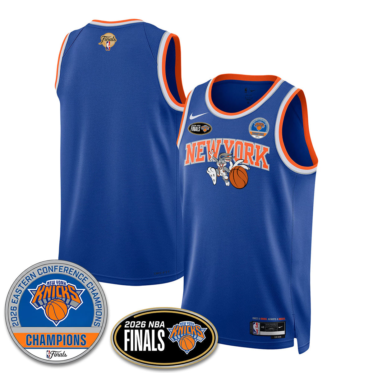 NYK 2026 Basketball  Eastern Conference Champions x Bunny Vapor Jersey - Stitched