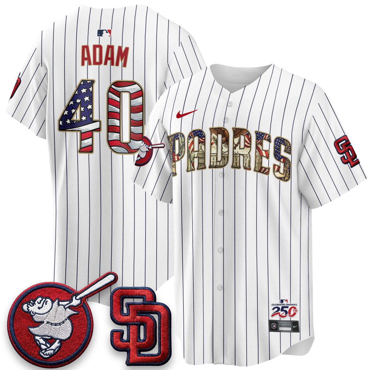 SD 2026 Independence Day USA Vapor Limited Jersey - Stitched