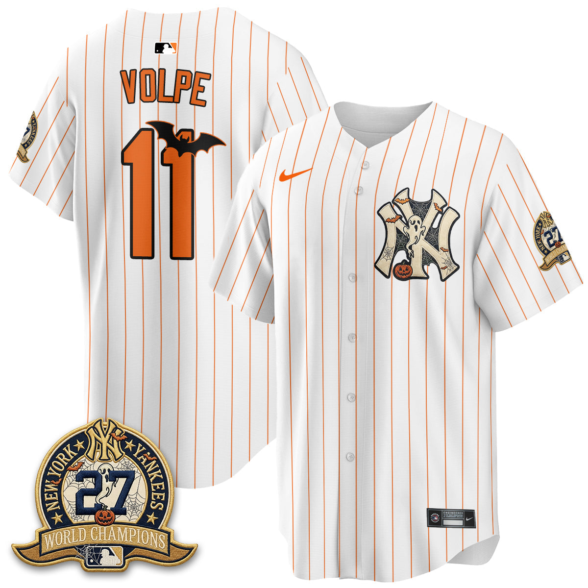 NYY Halloween 2026 Vapor Limited Jersey - Stitched