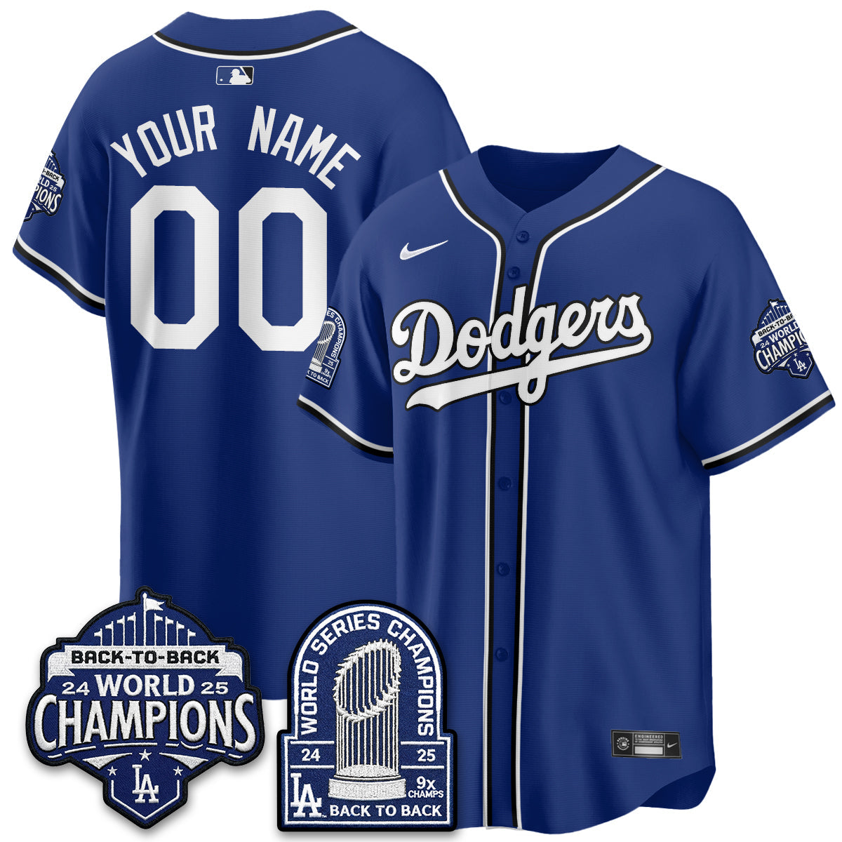 LAD 2026 Black Out Style Vapor Limited Custom Jersey - B2B Champs - Stitched
