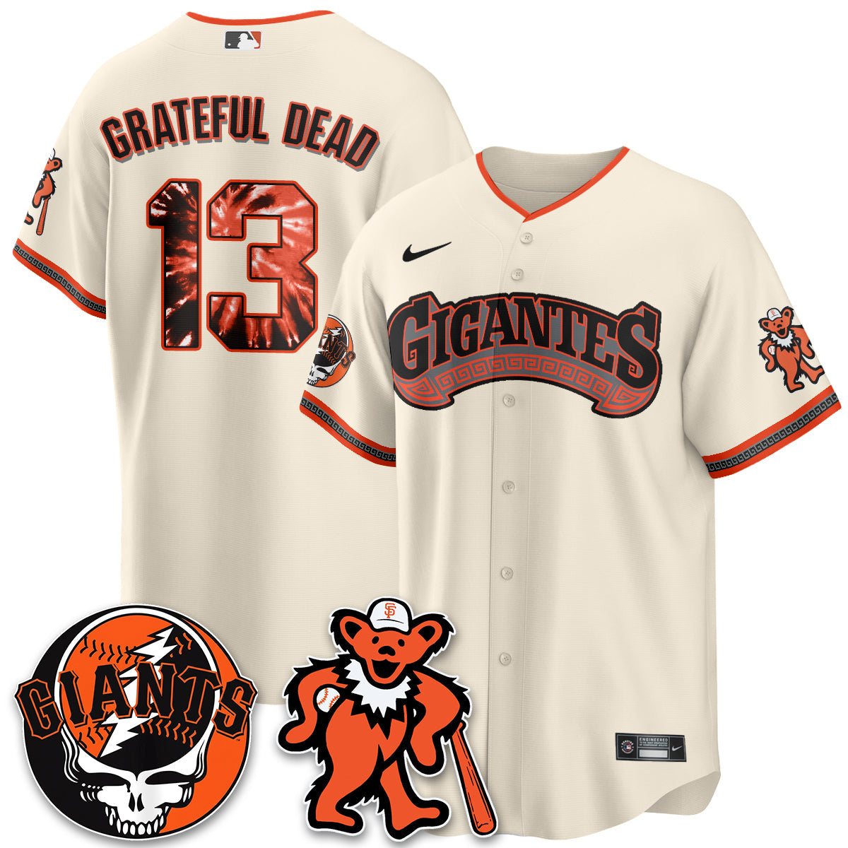 SF x Grateful Dead Vapor Jersey - Stitched