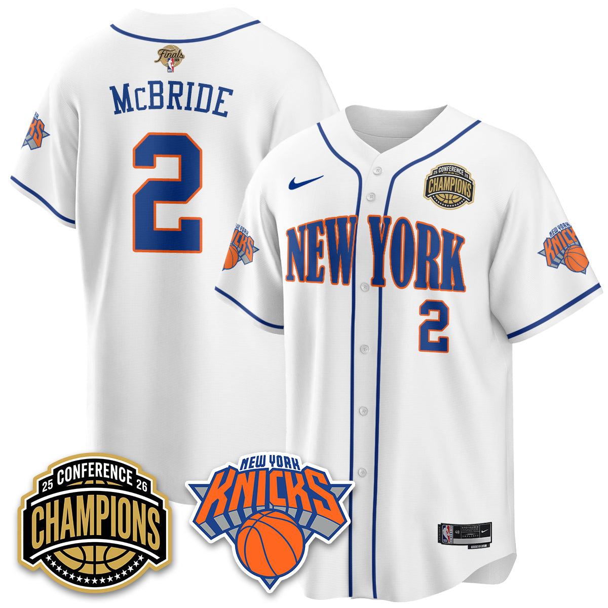NYK 2026 Basketball  Finals Vapor City Edition Jersey V2- Stitched