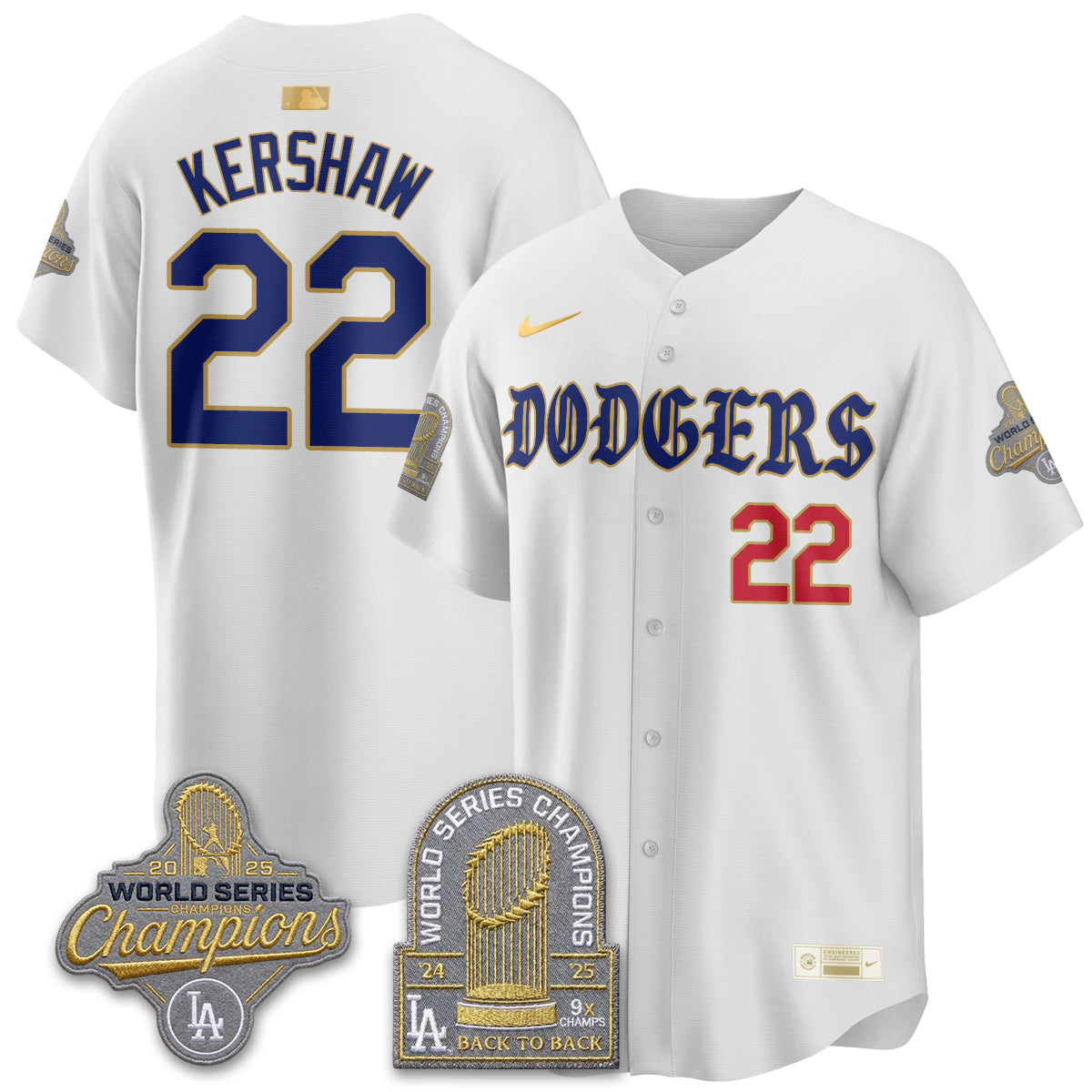 LAD Vapor Limited Jersey - Back to Back 9x Champs - Stitched