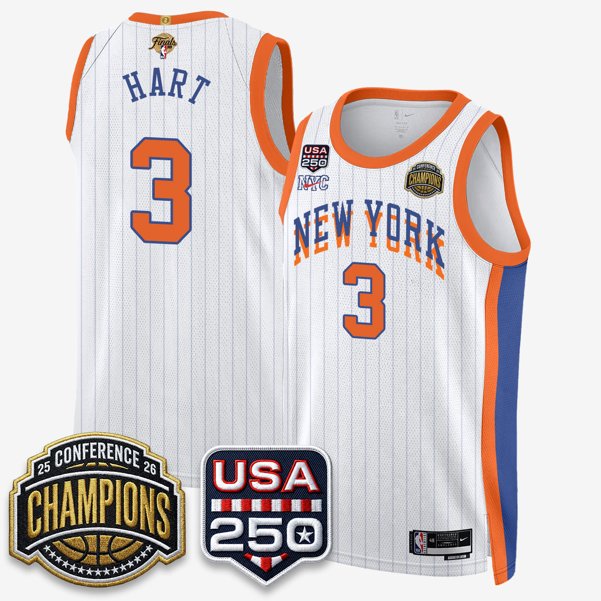 NYK 2026 Basketball  Eastern Conference Champions City Edition Jersey V2- Stitched