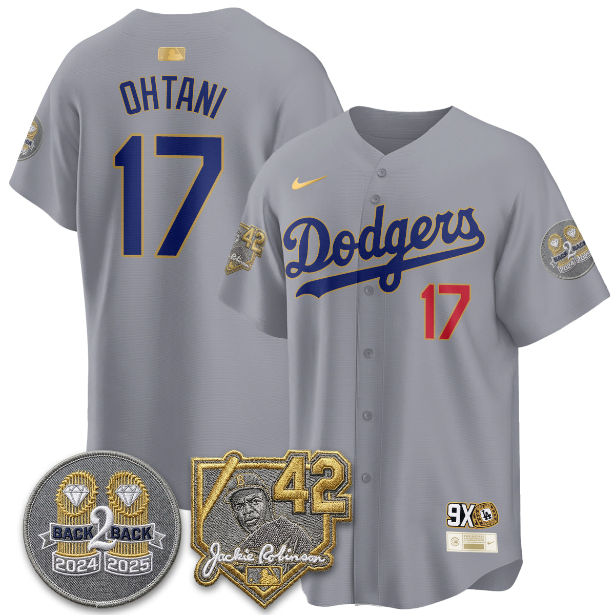 LAD -  2026 Jackie Robinson Day Vapor Limited Jersey - Stitched