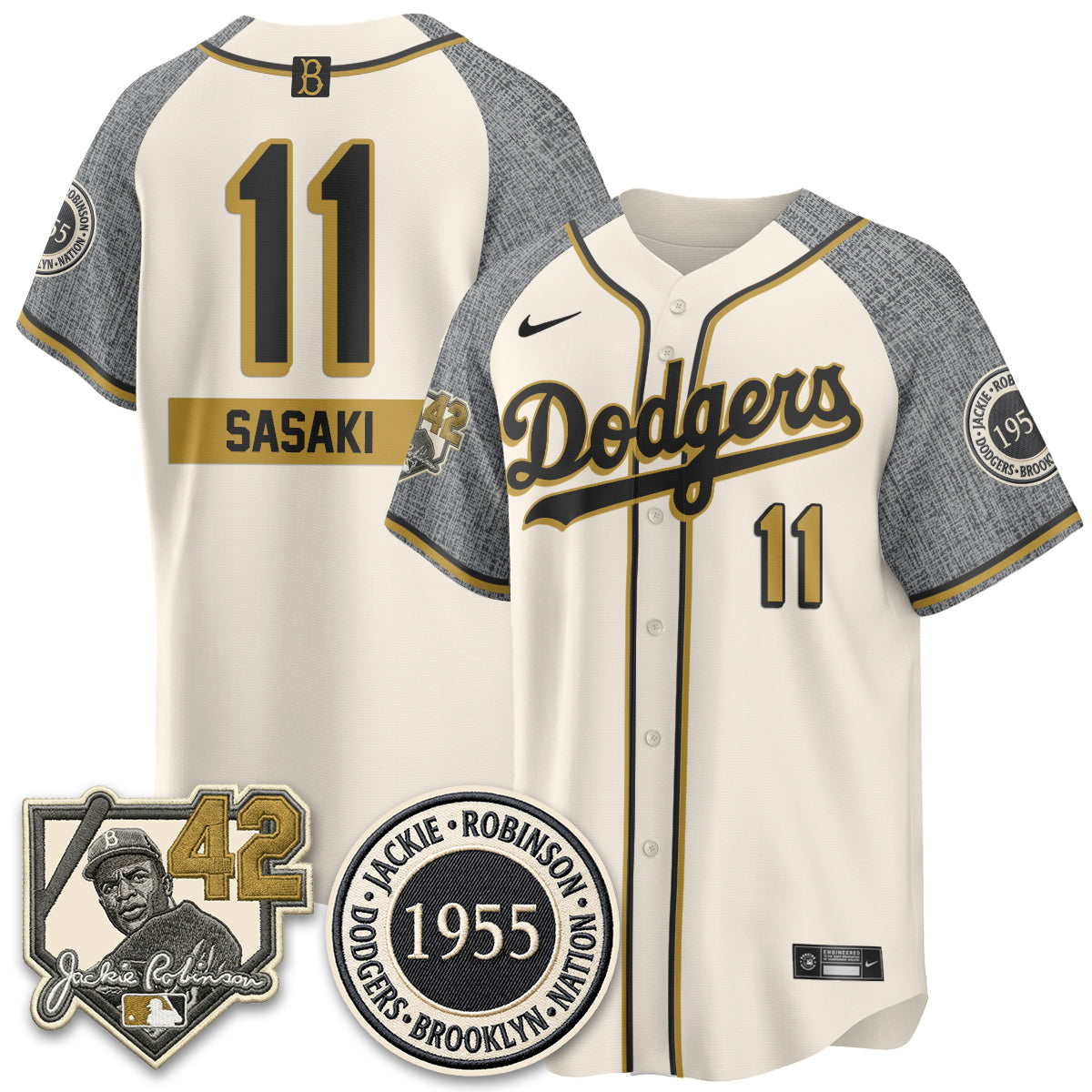 LAD 2026 New Era Jackie Robinson Vapor Limited Jersey -  Stitched