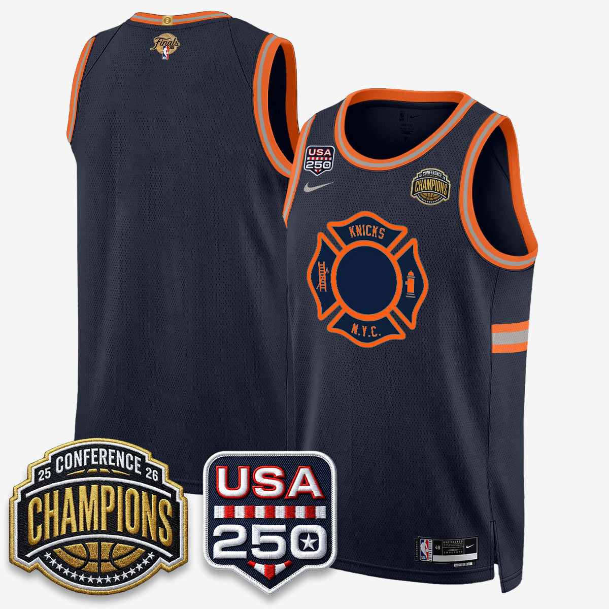 NYK 2026 Basketball  Eastern Conference Champions City Edition Jersey V2- Stitched