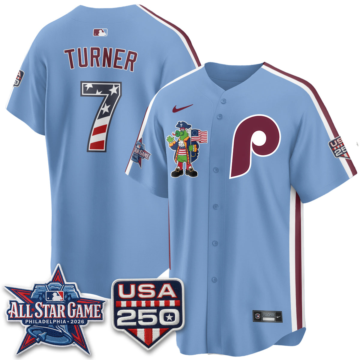 PHI 2026 All Star Phanatic Edition Vapor Jersey - Stitched