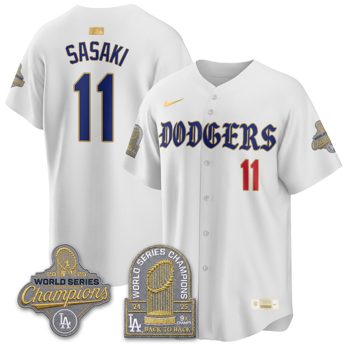 LAD Vapor Limited Jersey - Back to Back 9x Champs - Stitched