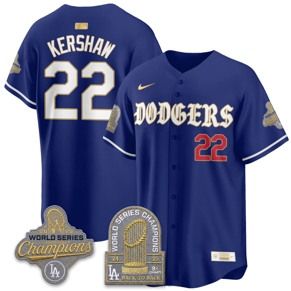 LAD Vapor Limited Jersey - Back to Back 9x Champs - Stitched