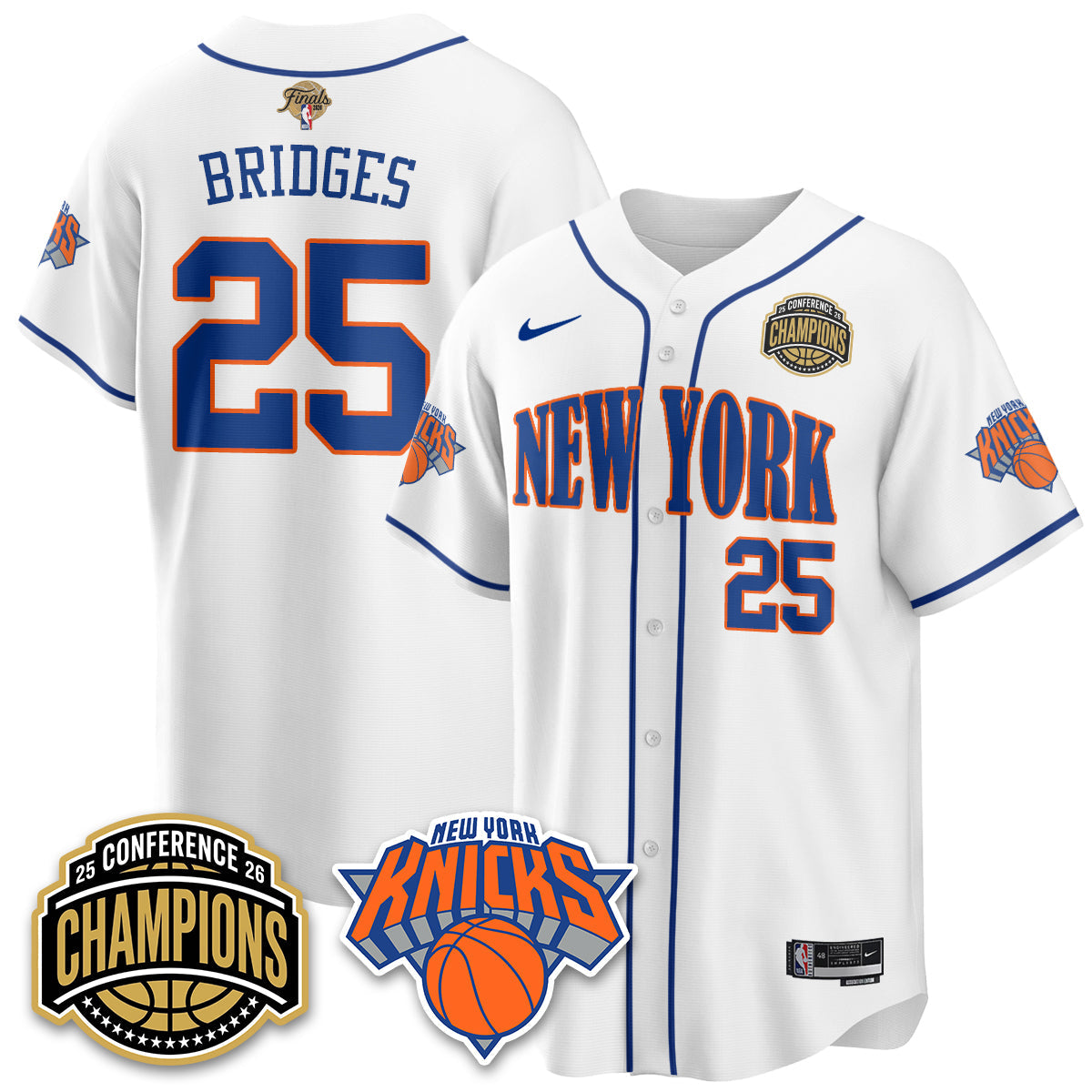 NYK 2026 Basketball  Finals Vapor City Edition Jersey V2- Stitched