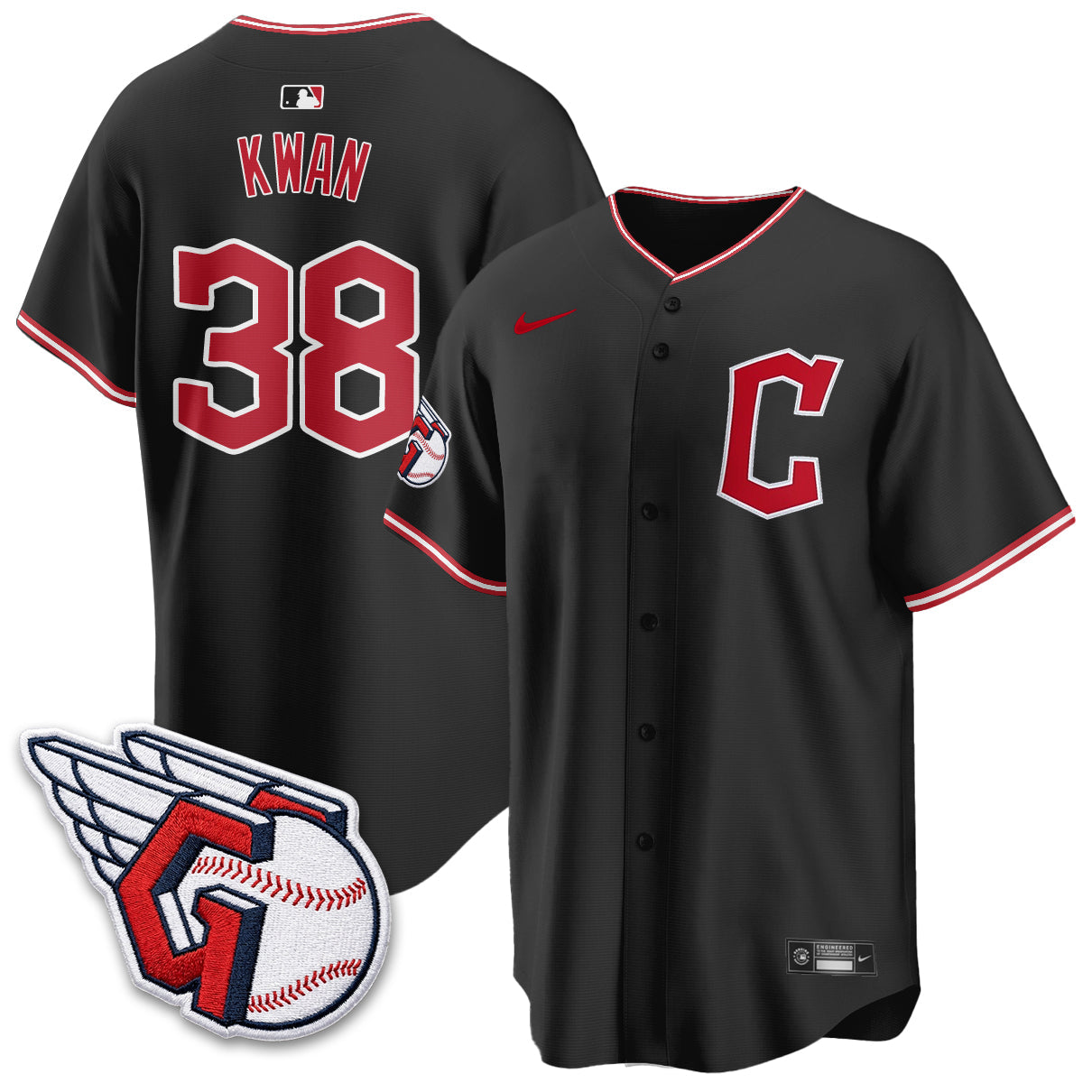 CLE 2026 Black Out Style Limited Vapor Jersey - Stitched