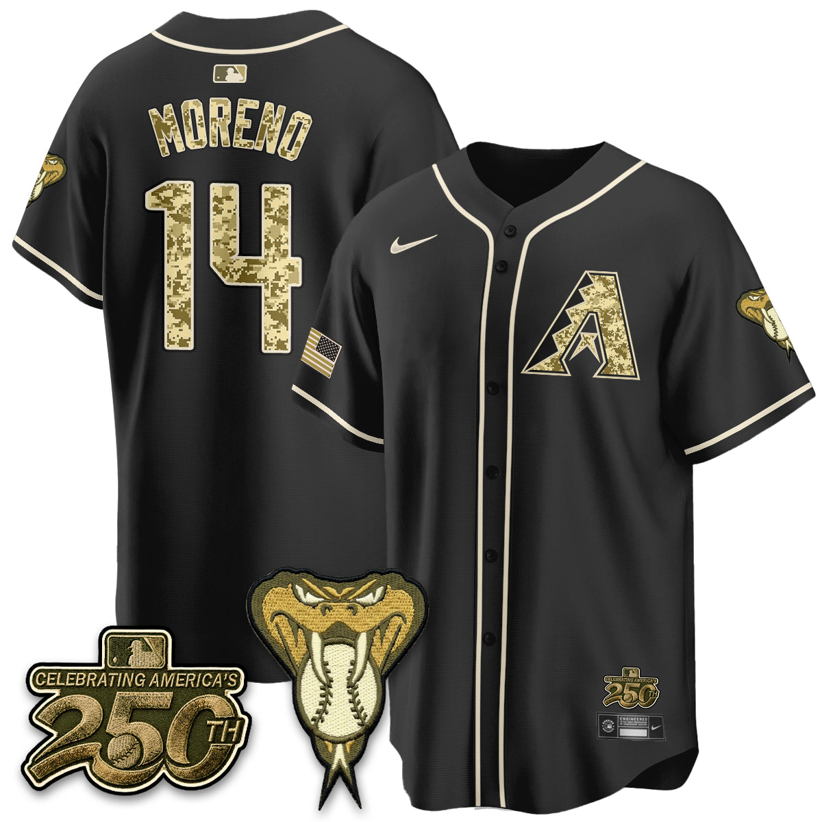 ARI Salute to Service 2026 Vapor Premier Limited Jersey - Stitched