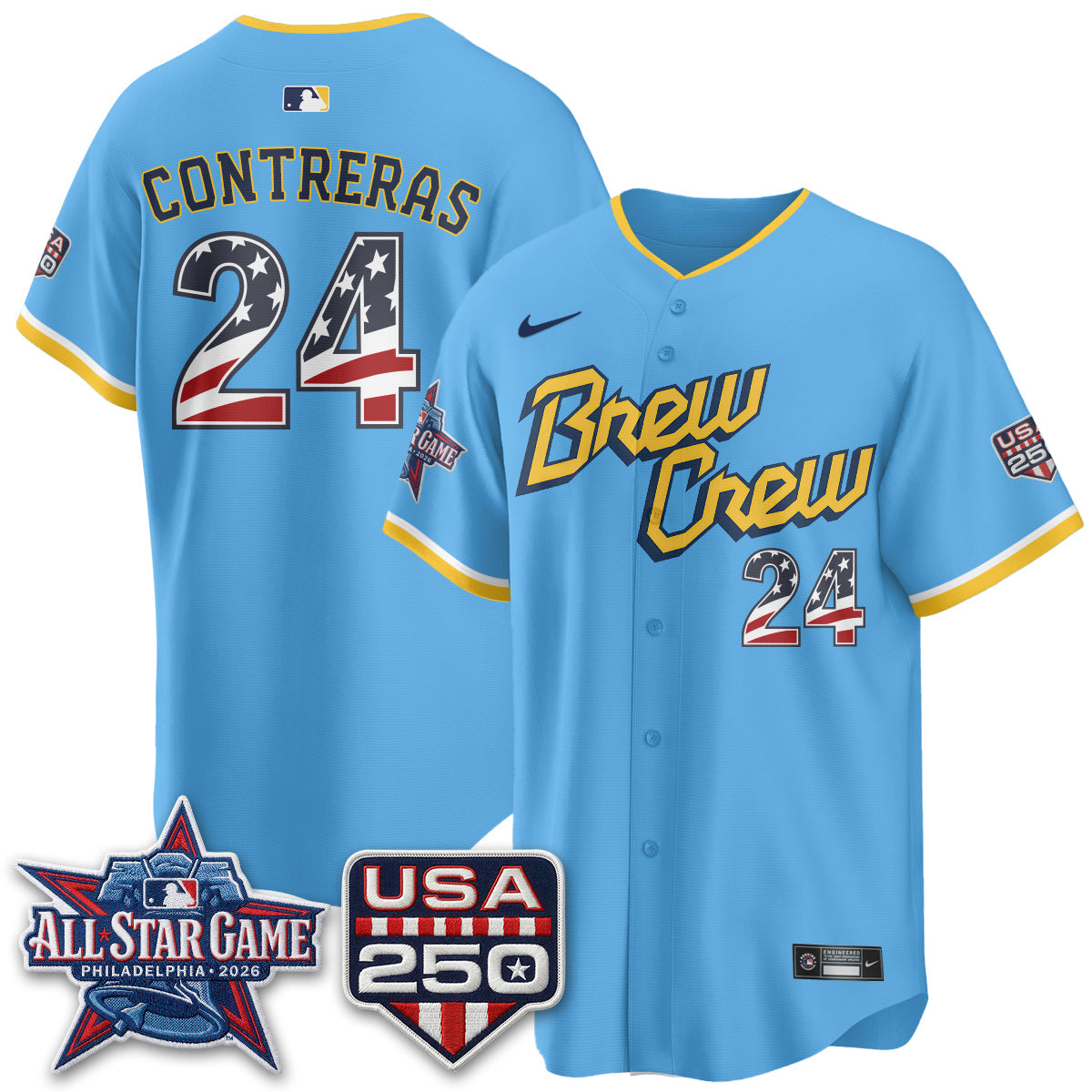 MIL 2026 All Star Game Vapor Jersey - Stitched