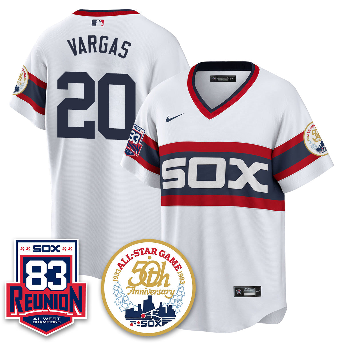 CWS Reunion All West Champions Vapor Jersey - Stitched