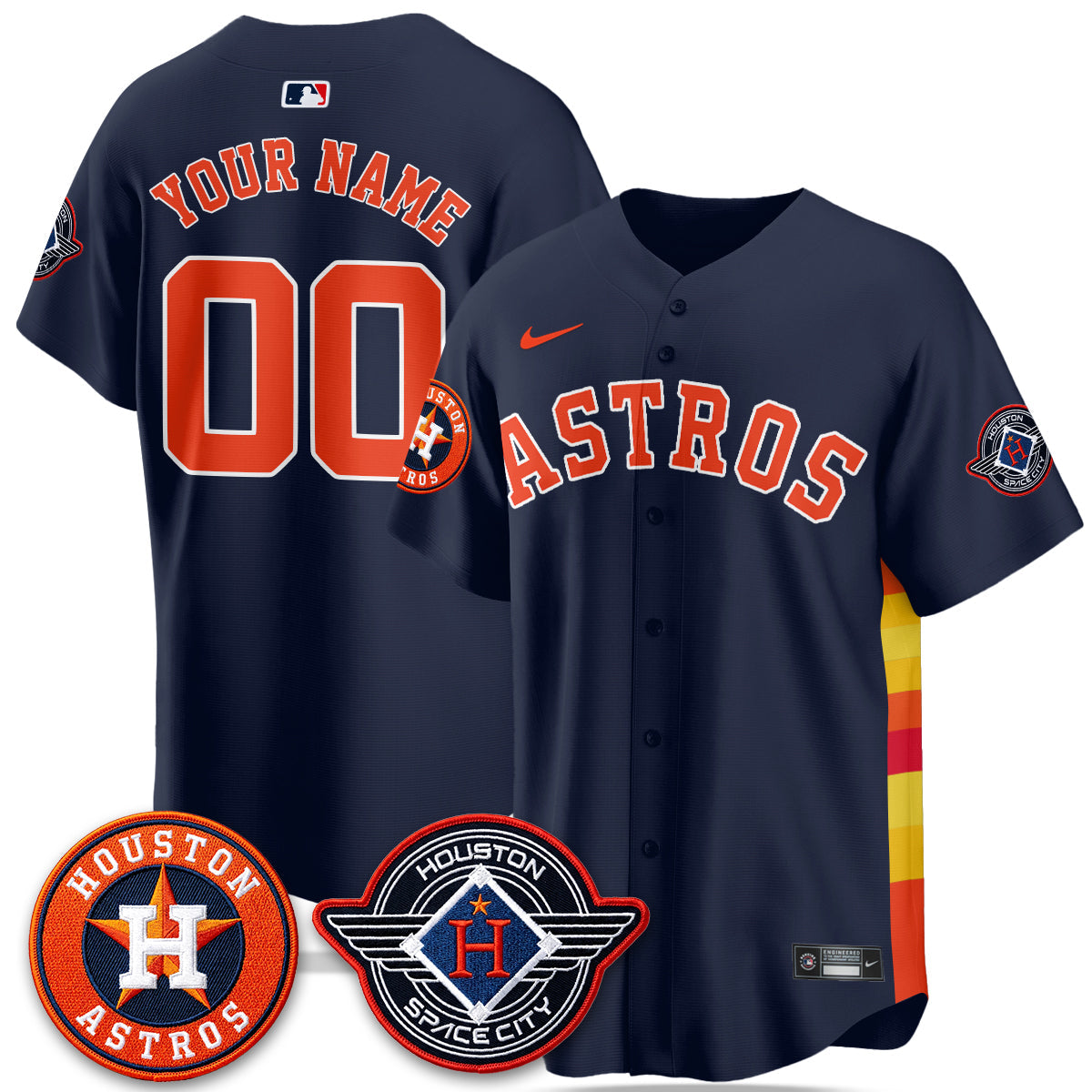HOU 2026 Space City Vapor Limited Custom Jersey - Stitched