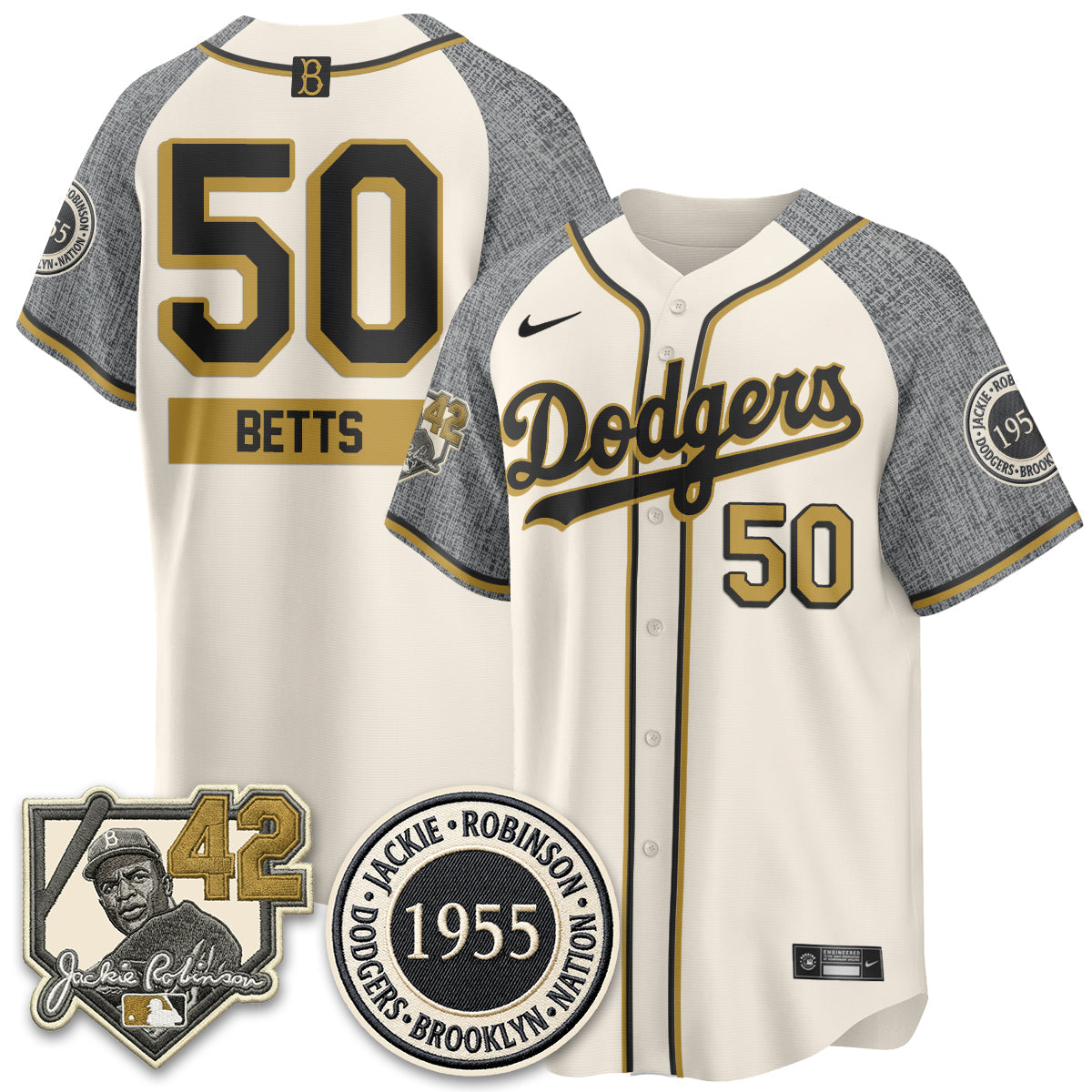 LAD 2026 New Era Jackie Robinson Vapor Limited Jersey -  Stitched