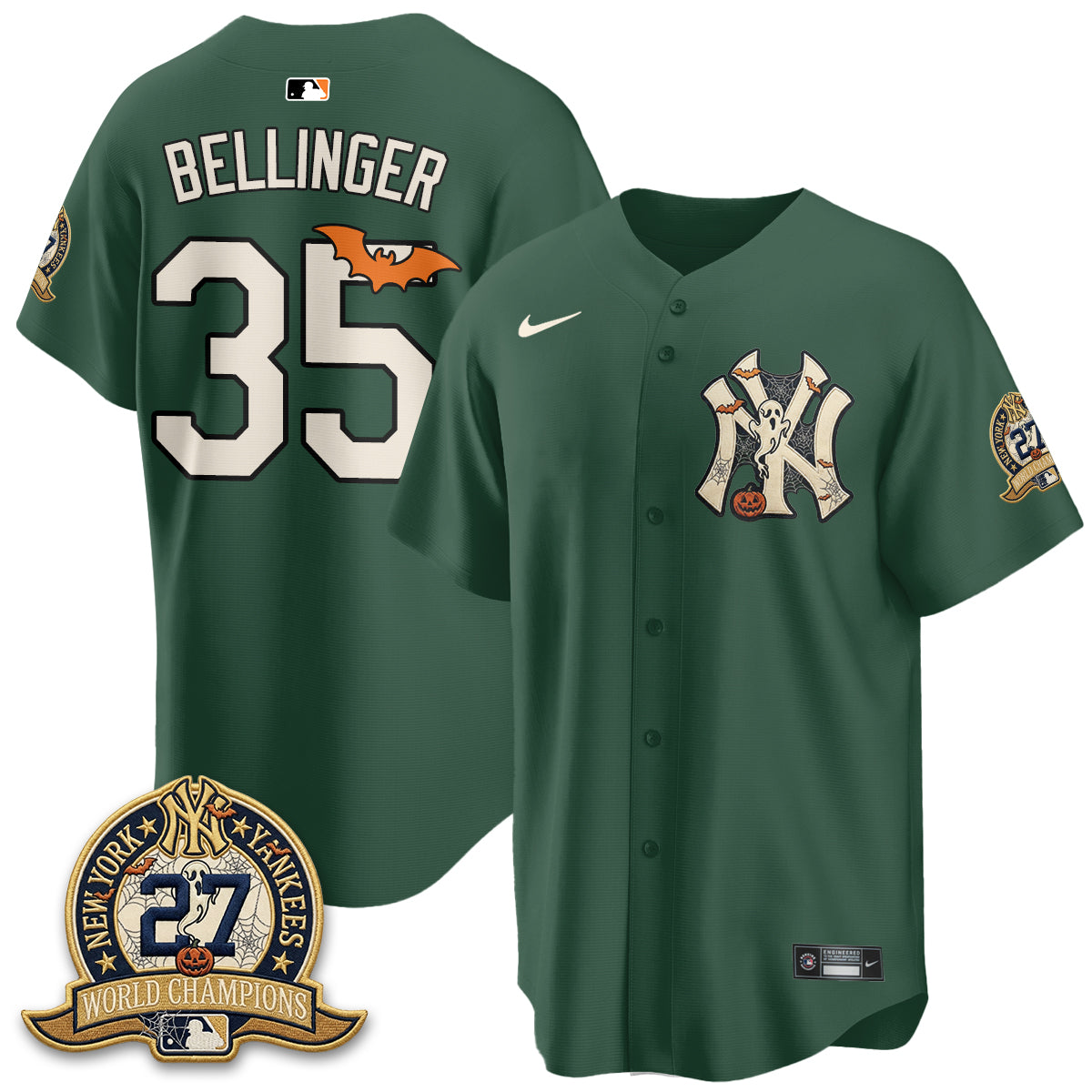 NYY Halloween 2026 Vapor Limited Jersey - Stitched