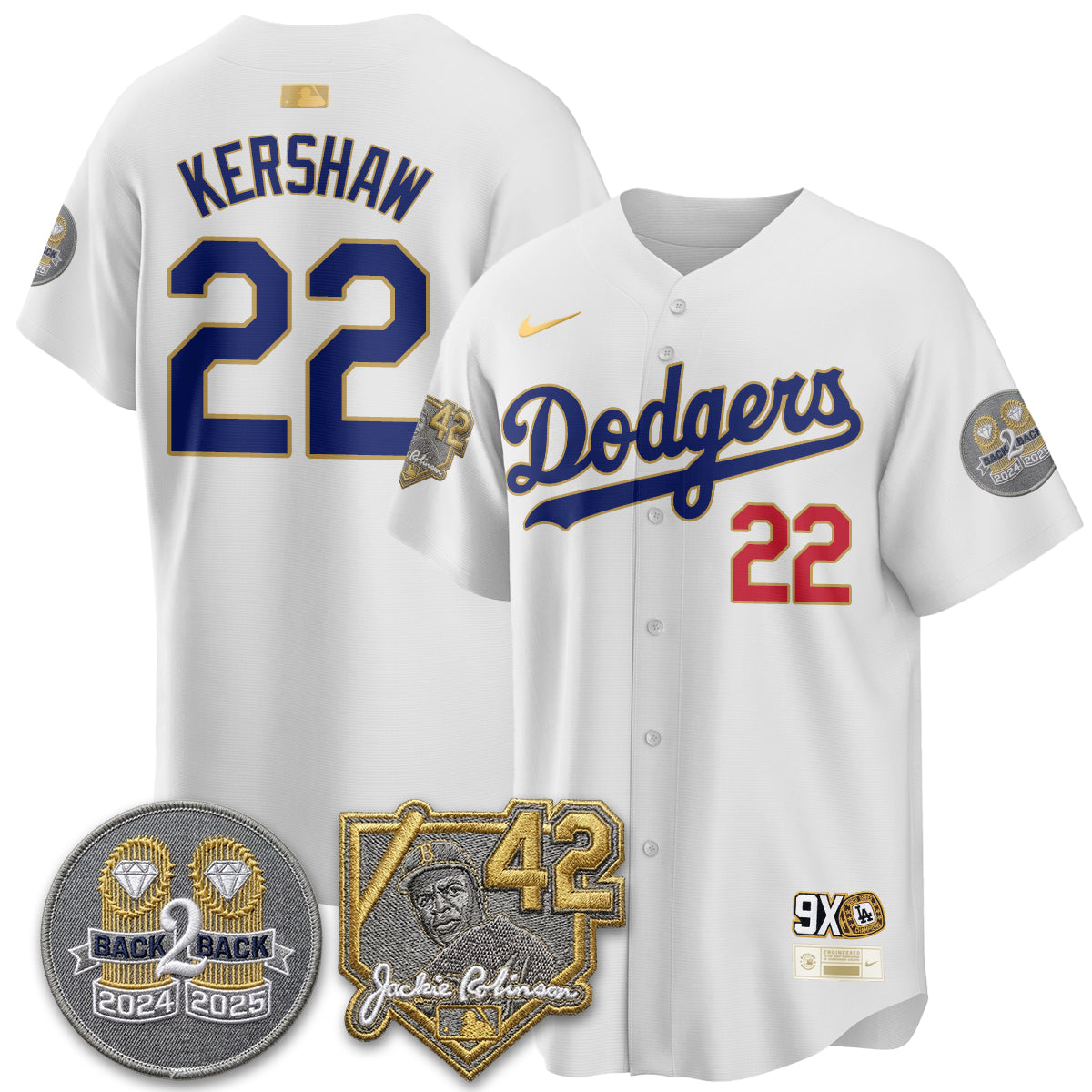 LAD -  2026 Jackie Robinson Day Vapor Limited Jersey - Stitched