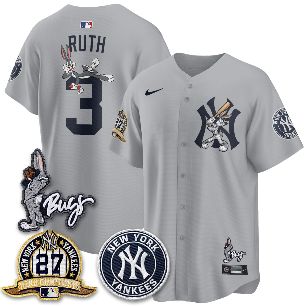 NYY Bunny Vapor Limited Jersey - Stitched