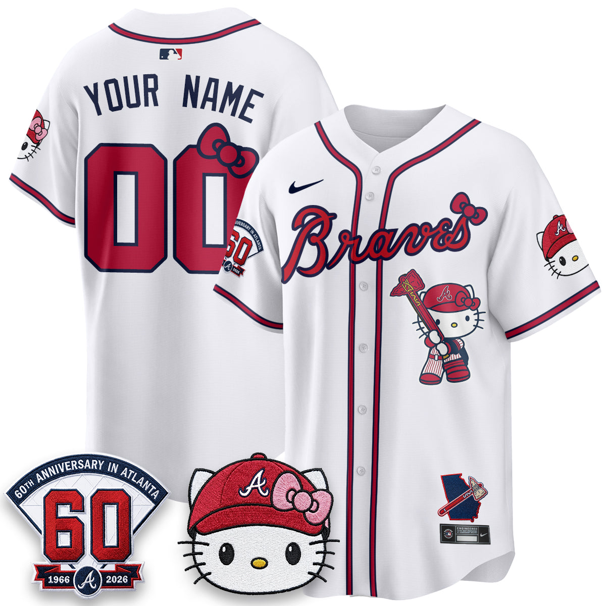 ATL x Meow KT 2026 Vapor Limited Custom Jersey - Stitched