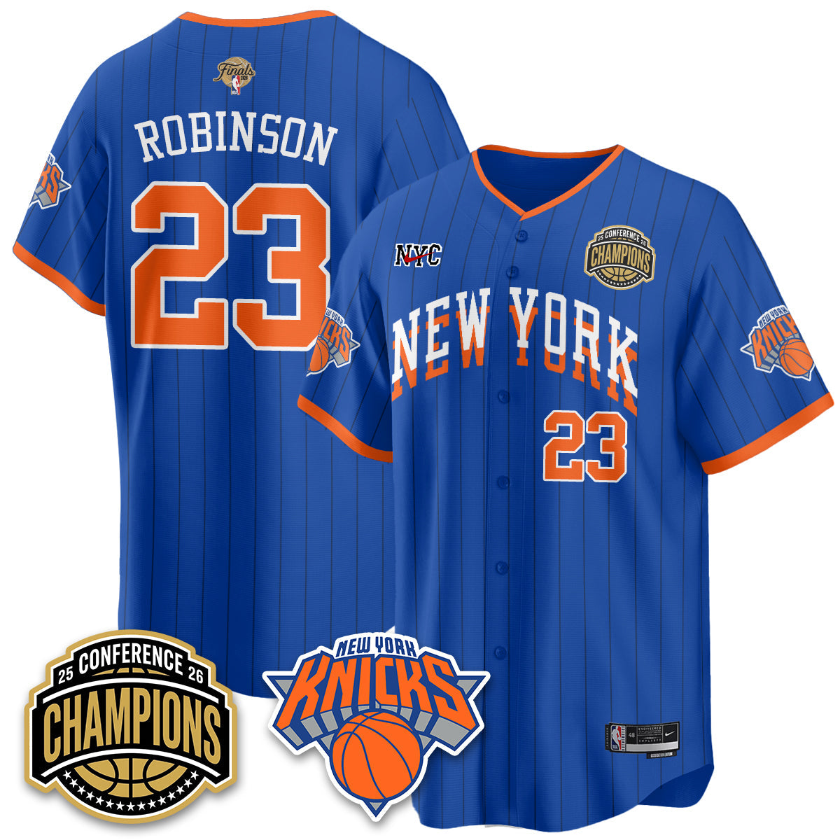 NYK 2026 Basketball  Finals Vapor City Edition Jersey V2- Stitched