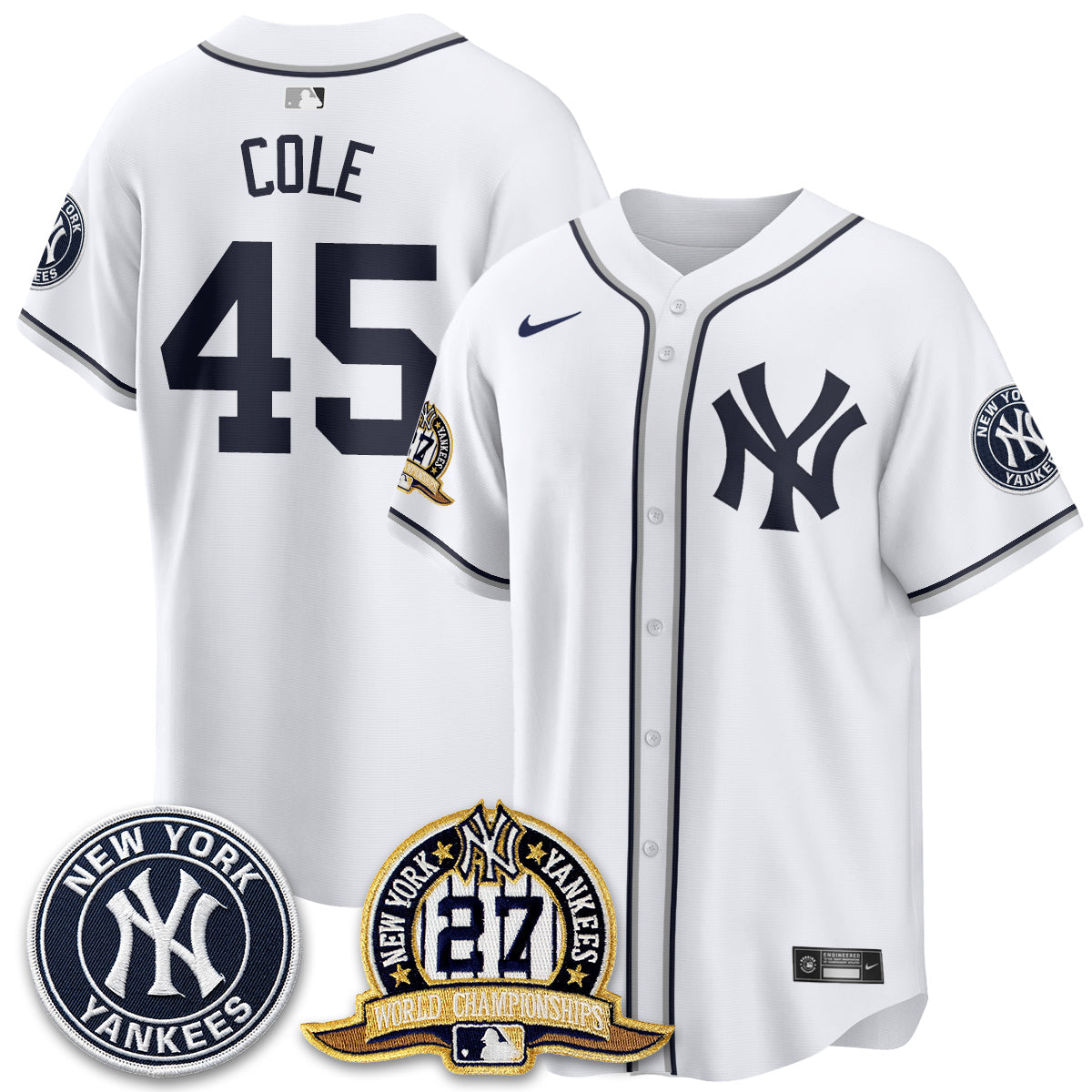 NYY 2026 Black Out Style Vapor Limited Jersey - Stitched