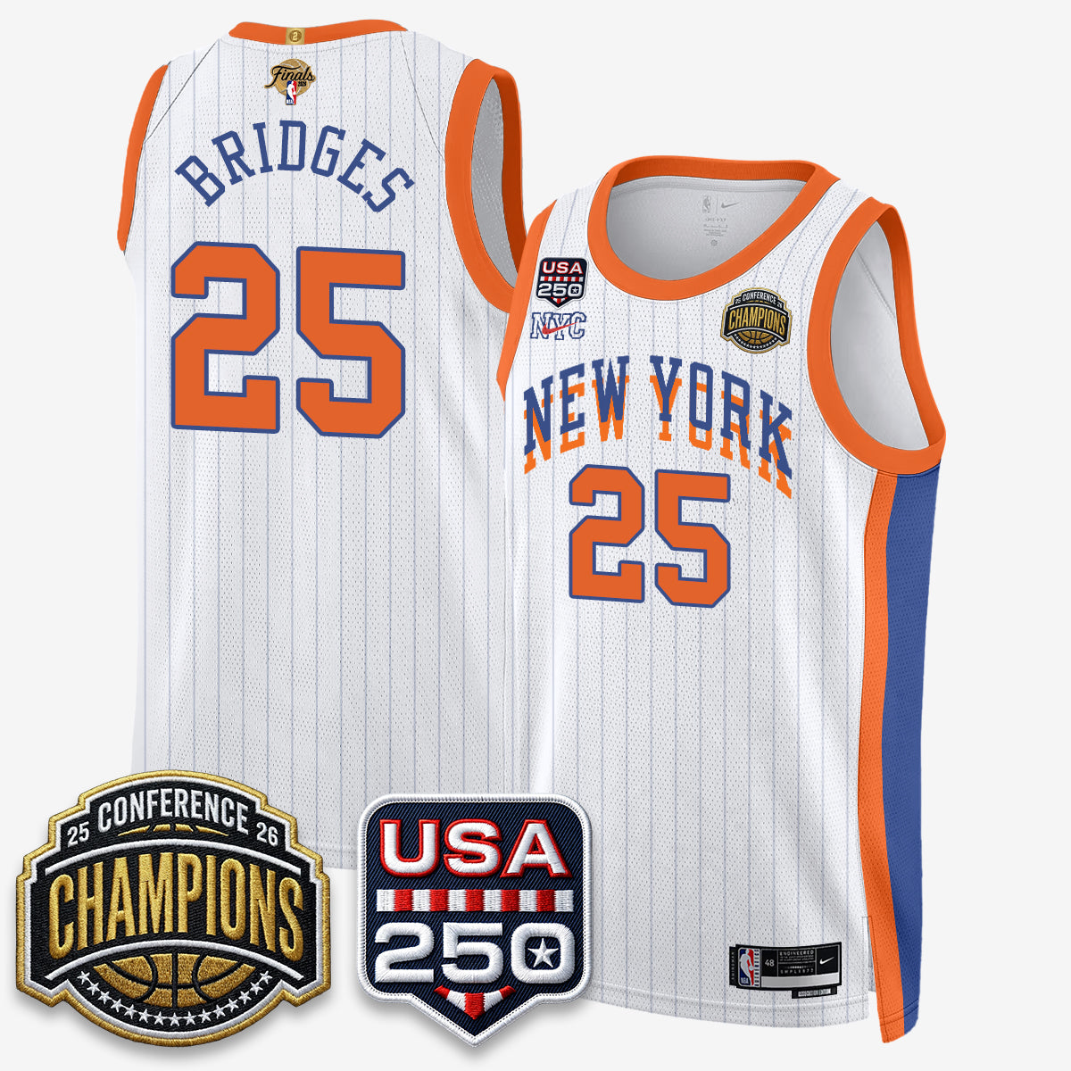 NYK 2026 Basketball  Eastern Conference Champions City Edition Jersey V2- Stitched