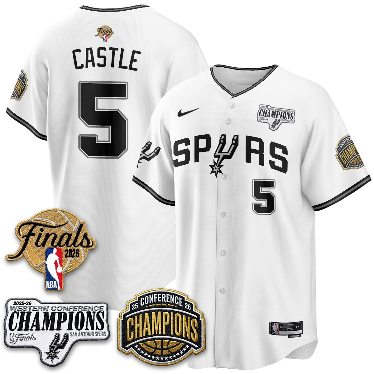 SAS 2026 Basketball Finals Vapor Jersey - Stitched